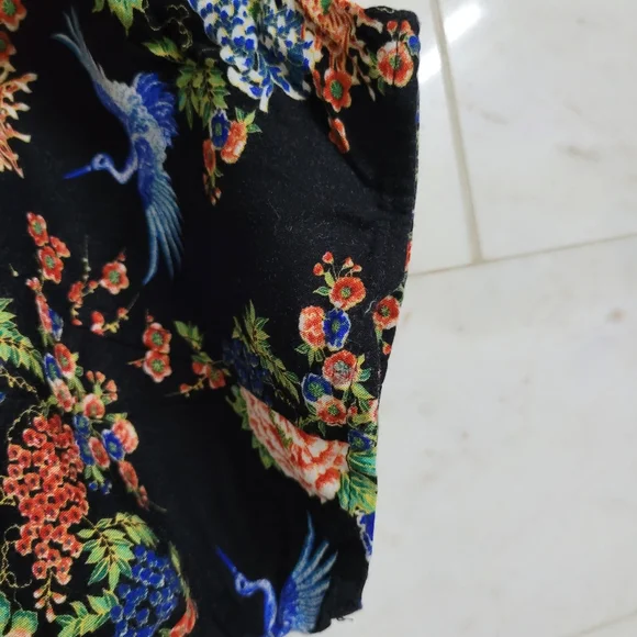 Bird Print Dress - Picture 5 of 9